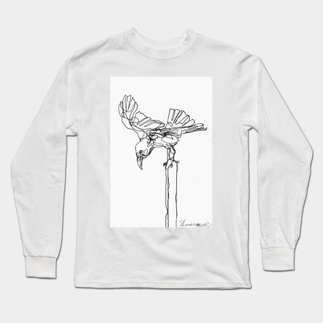 Raven Long Sleeve T-Shirt by xxdoriana